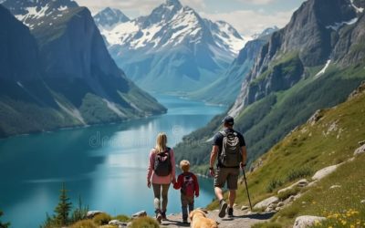 Epic Family Hiking Adventure in the Mountains – Scenic Lake Views & Nature Escape